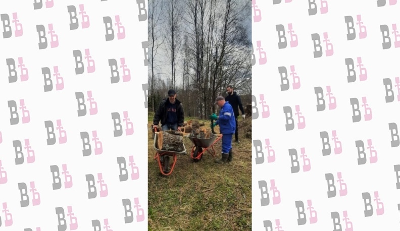 В Износковском районе активисты привели в порядок место Памяти