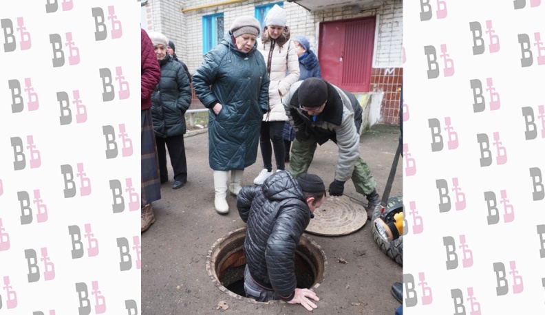 Проверка канализационного колодца в д. 3 по ул. Туркестанской