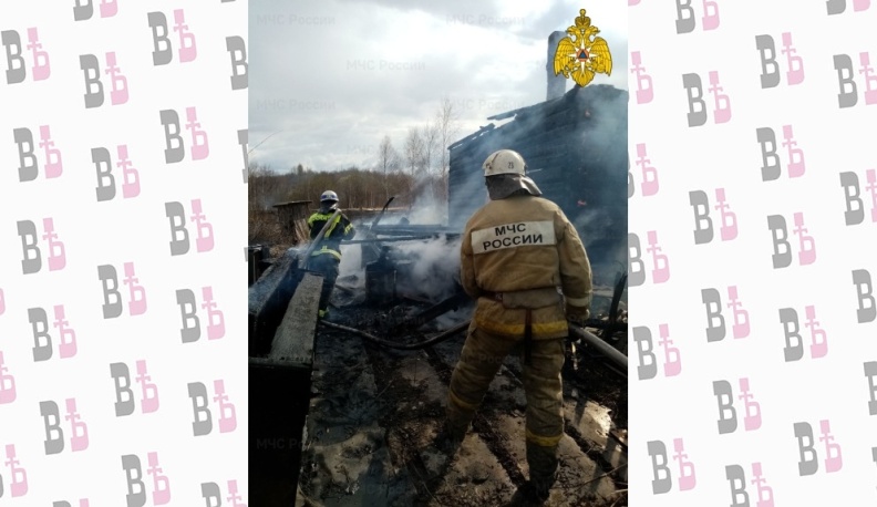 В деревне Живодовка Сухиничского района сгорела дача