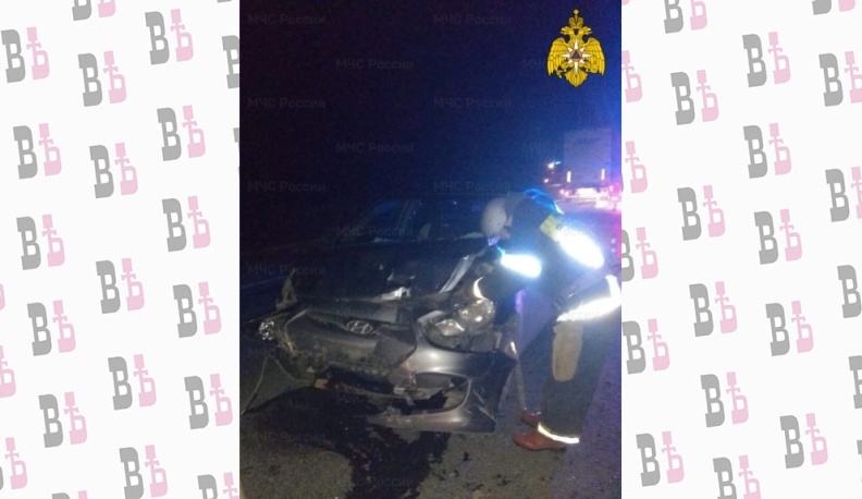 В Калужской области на трассе столкнулись «Рено» и «Хендай»