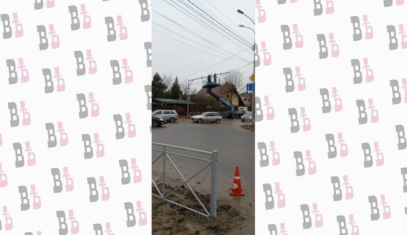 На улице Кутузова в Обнинске установили светофор