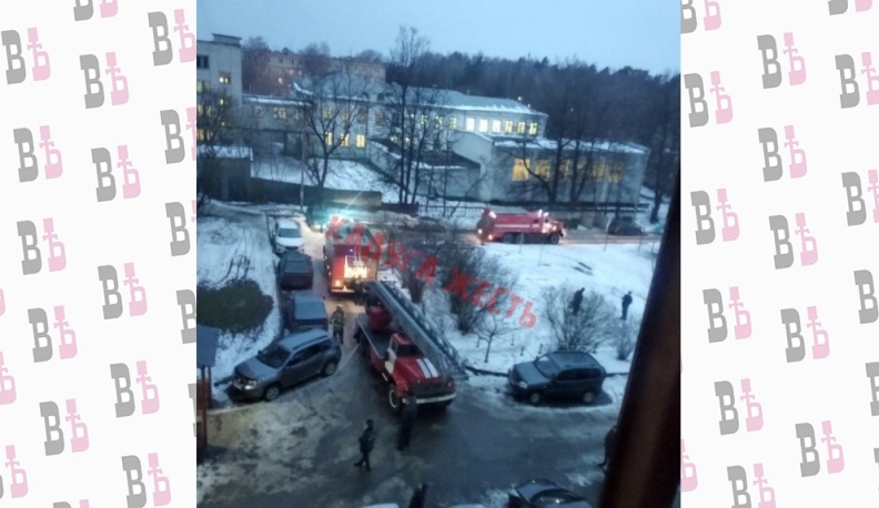 В Калуге горят квартиры