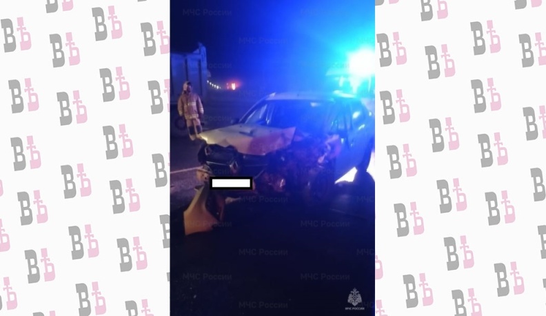 В Калужской области столкнулись фура и легковушка