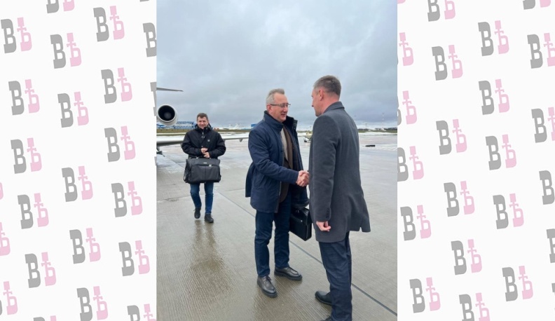 Губернатор Калужской области Владислав Шапша приземлился в Минске