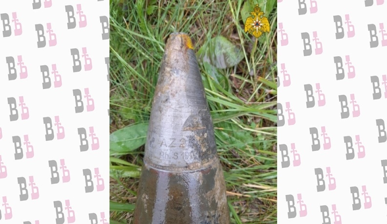 В Калужской области в 40 метрах от жилого дома нашли мину времён Великой Отечественной войны