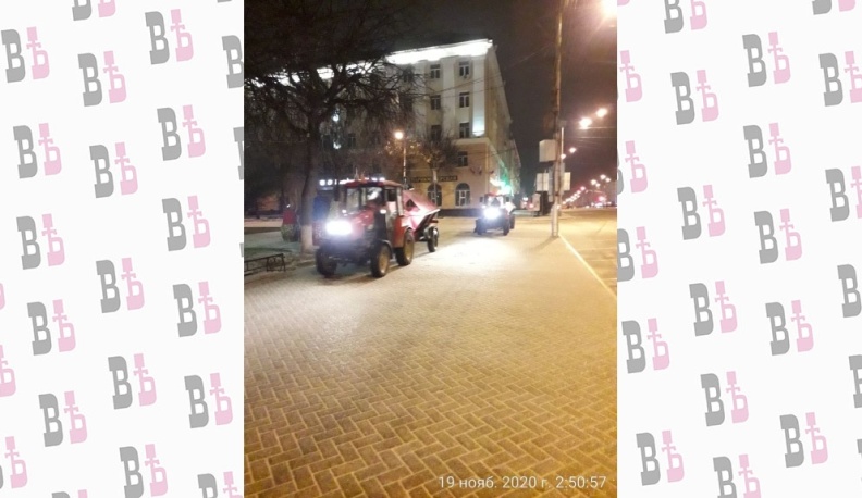 В Калуге за ночь пришлось трижды обрабатывать дороги реагентом