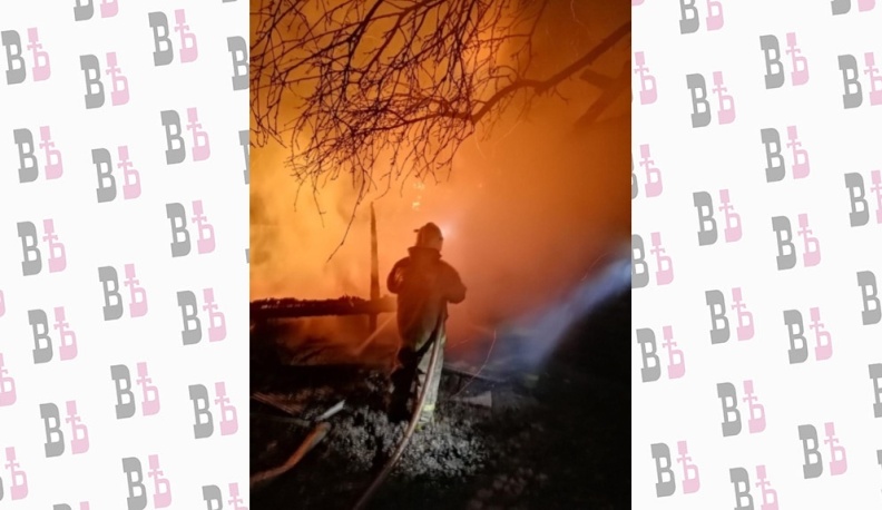 В Калужской области произошел пожар с пострадавшим