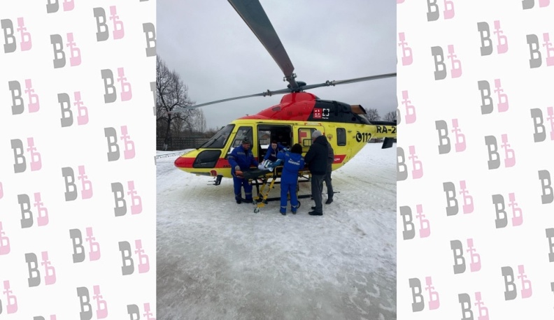 В Калугу вертолётом санавиации доставили больного ребенка