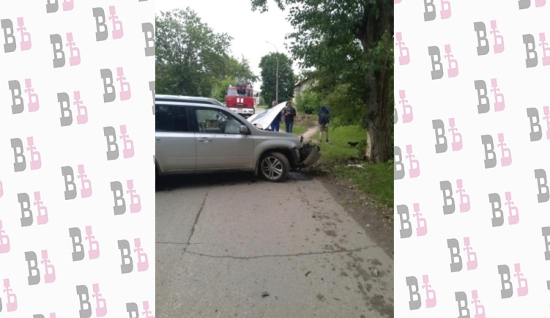 В Дзержинском районе автомобиль врезался в дерево 