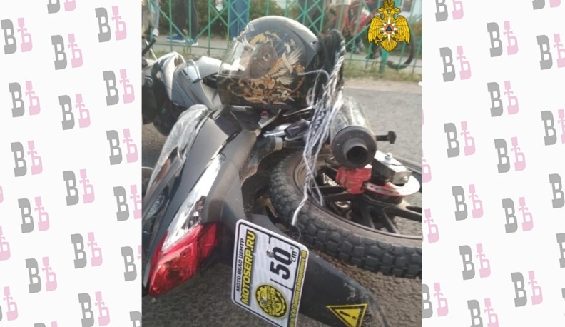 В Балабанове в аварии с Фольксвагеном пострадал мотоциклист