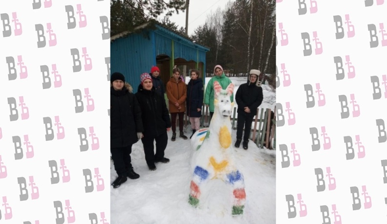 В Думиничском районе подвели итоги конкурса снежных фигур