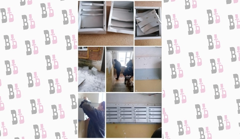 В Жукове неизвестные сорвали почтовые ящики в подъезде и выбросили их в соседний двор 