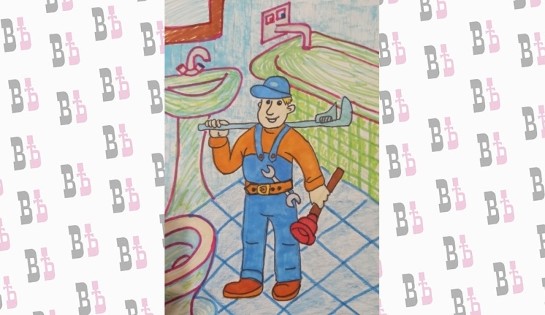 Юные калужане нарисовали сантехников и электриков