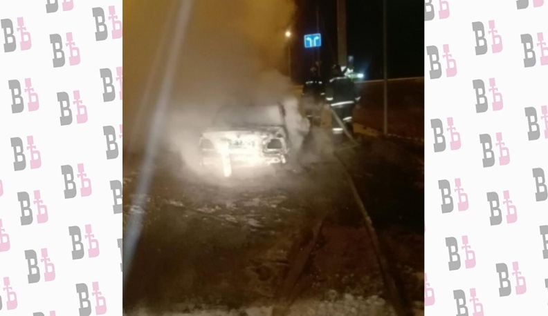 В Калужской области снова горят легковушки 