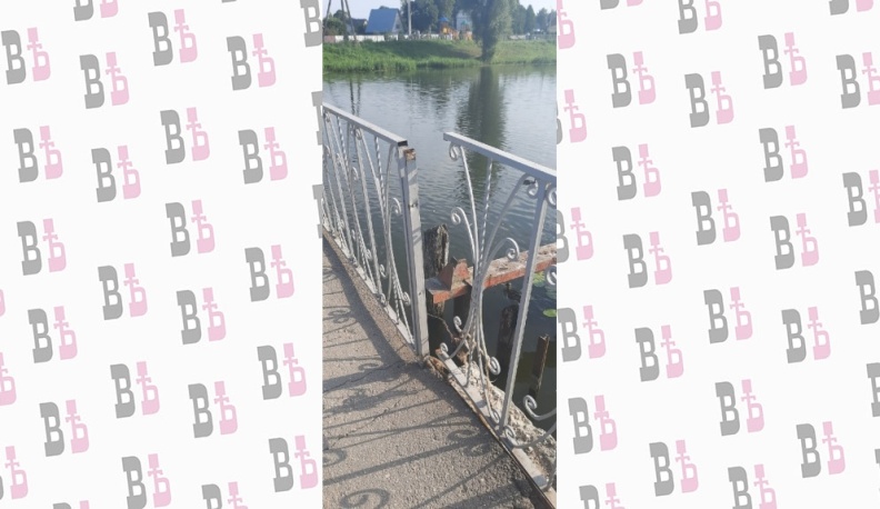 В Кондрове отремонтировали ограждение моста после жалобы в соцсетях