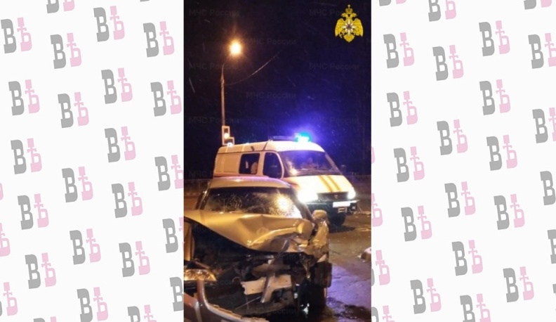 В Обнинске две иномарки разбились в результате ночной аварии