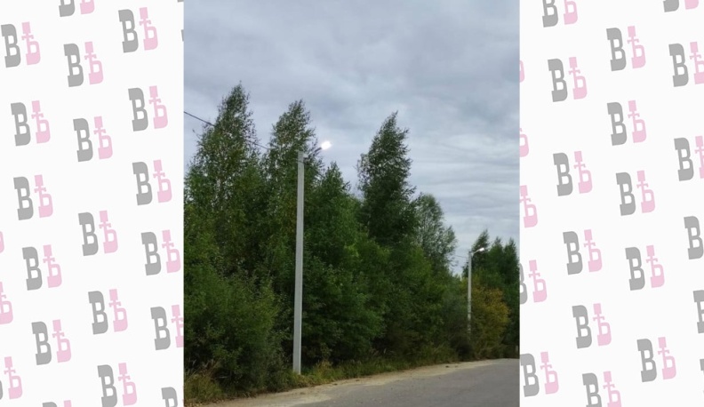 В Калужском пригороде установили 8 уличных фонарей