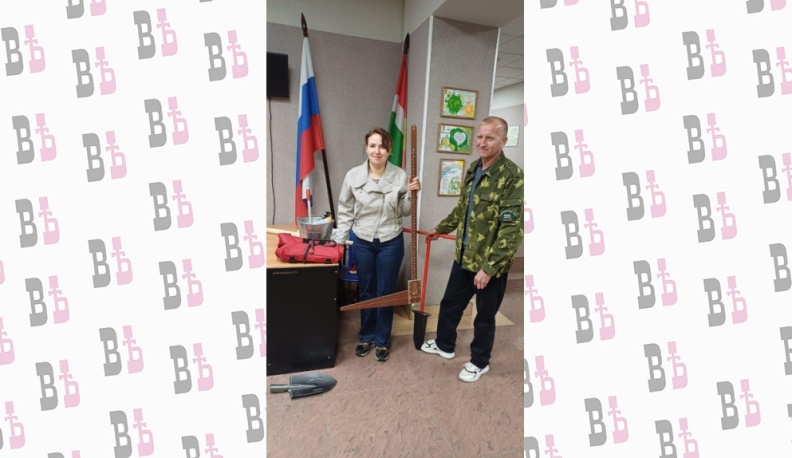 Калужским школьным лесничествам продолжают выдавать инвентарь