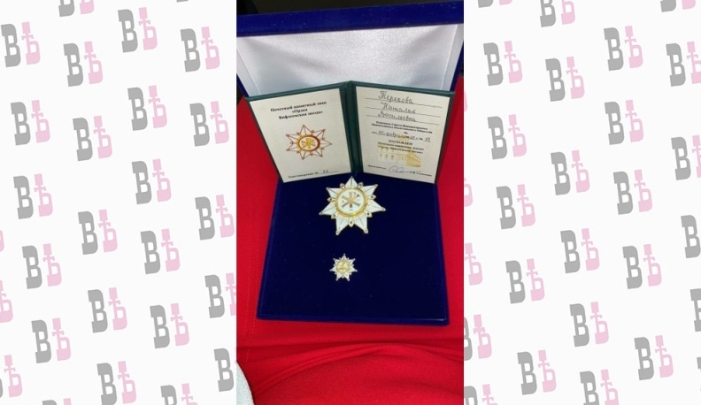Руководителя калужского отделения ИППО наградили Орденом Вифлеемской звезды