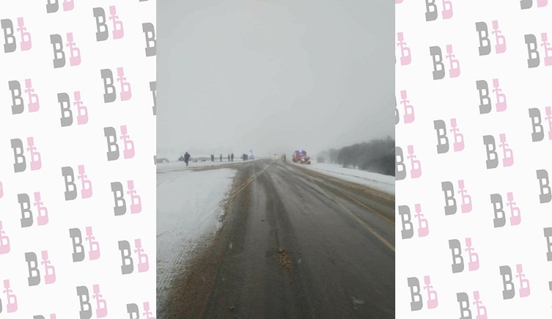 Владислав Шапша опубликовал фото с места аварии в Сухиничском районе