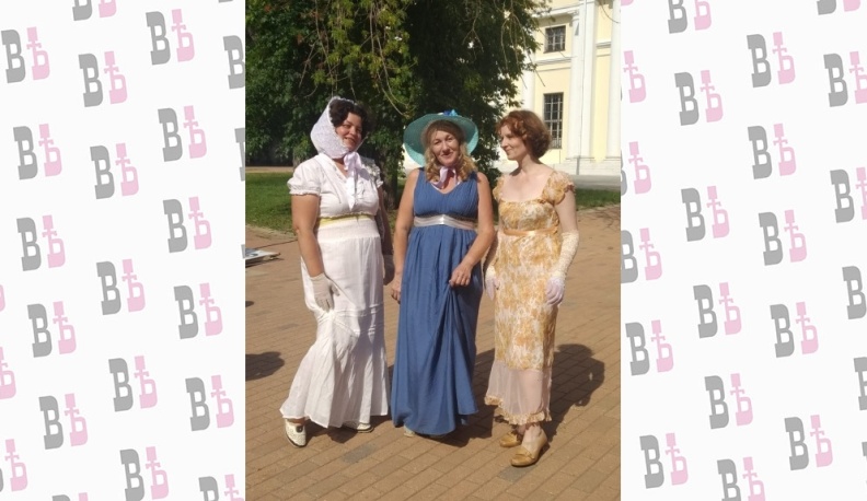 На День города калужане рисовали XIX век