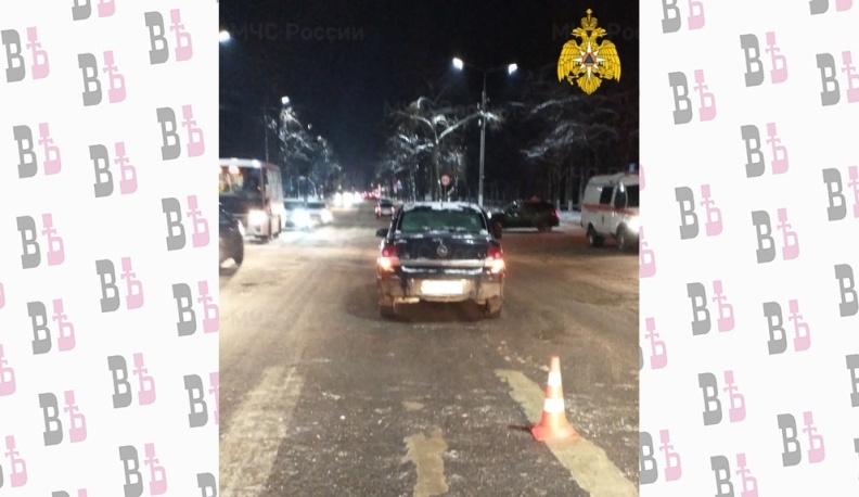 В Обнинске «Опель Астра» сбил пешехода