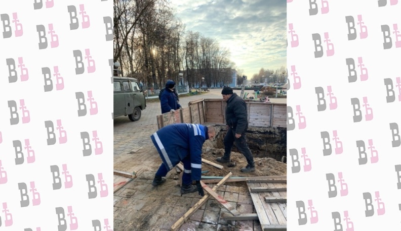 В Людинове готовят площадку для установки памятника комсомольцам-подпольщикам