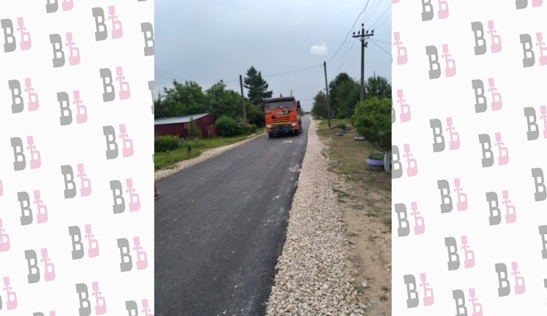 В Ферзиковском районе отремонтировали дороги к школе и детскому садику