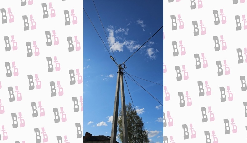 В Тарусе после обращения жителя восстановили освещение