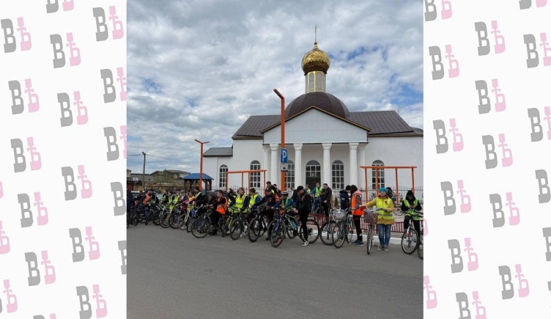 В Кировском районе прошел велопробег в рамках Всероссийской акции «Знамя Победы»