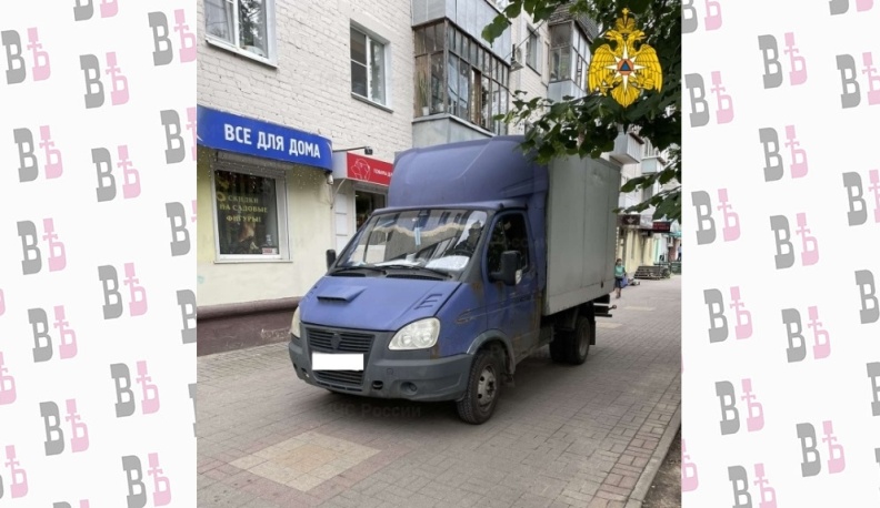 В центре Калуги грузовик сбил пешехода