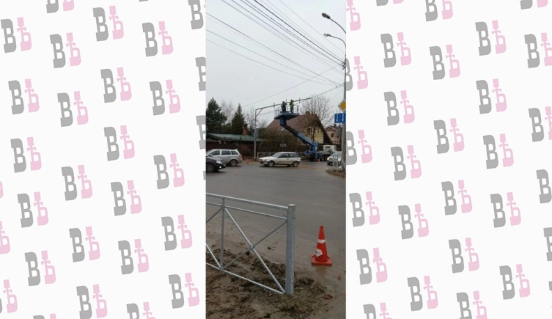 На улице Кутузова в Обнинске установили светофор