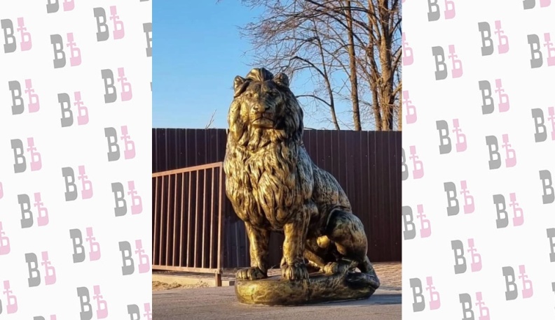 В Калуге поставили памятник льву Чандру