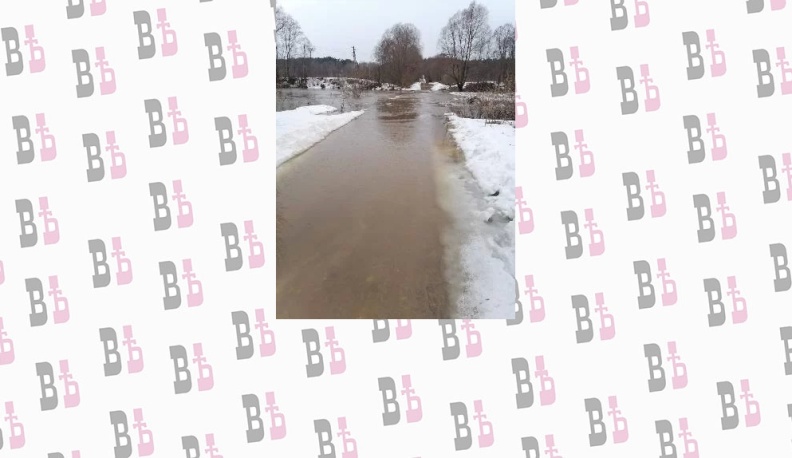 В Малоярославецком районе оказался под водой мост