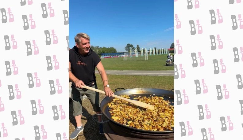 Забег с вёдрами картошки