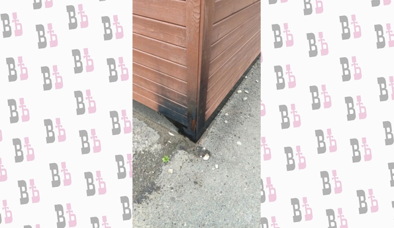 В Калуге на площади Победы загорелся пост полиции