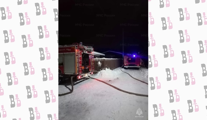 Ночью в Малоярославецком районе сгорела баня