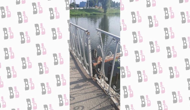 В Кондрове отремонтировали ограждение моста после жалобы в соцсетях
