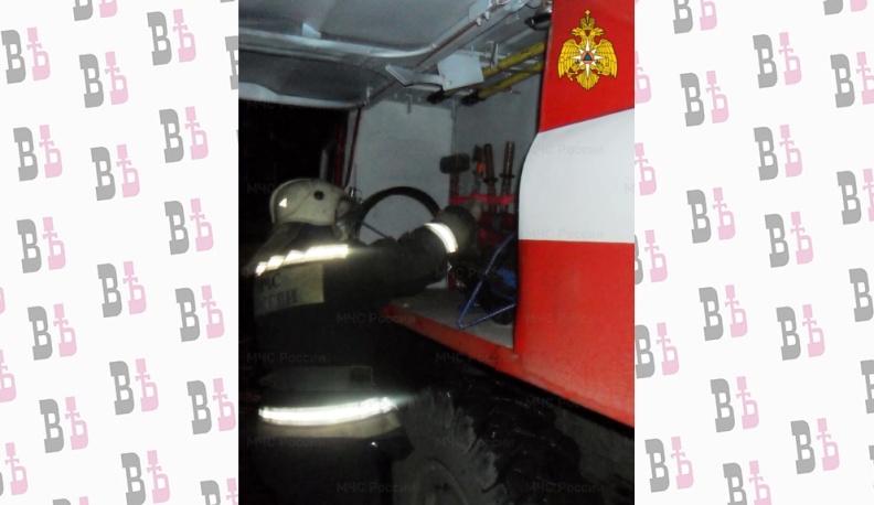 Во время пожара в Боровском районе никто не пострадал