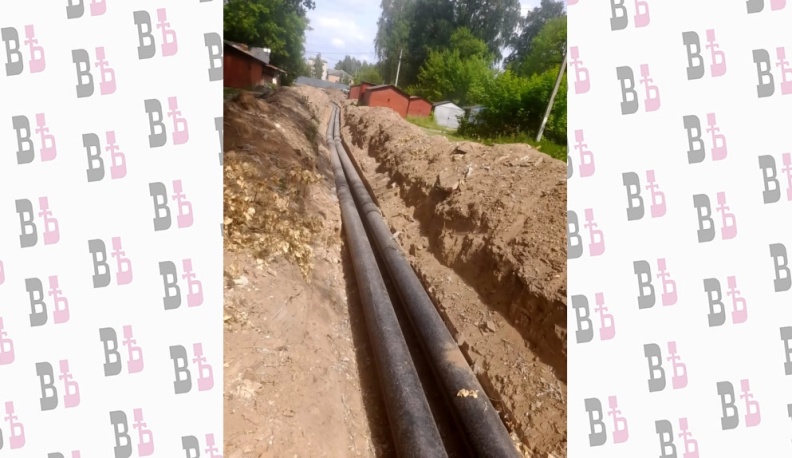 В Людинове меняют сети теплоснабжения