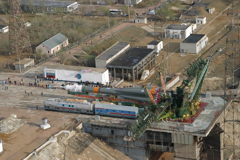 Гагаринский старт на Байконуре.JPG