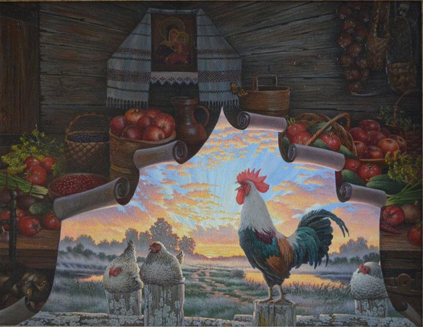 Голубев А.В. Восход Солнца. 2016 г. Холст, масло Восход Солнца.jpg