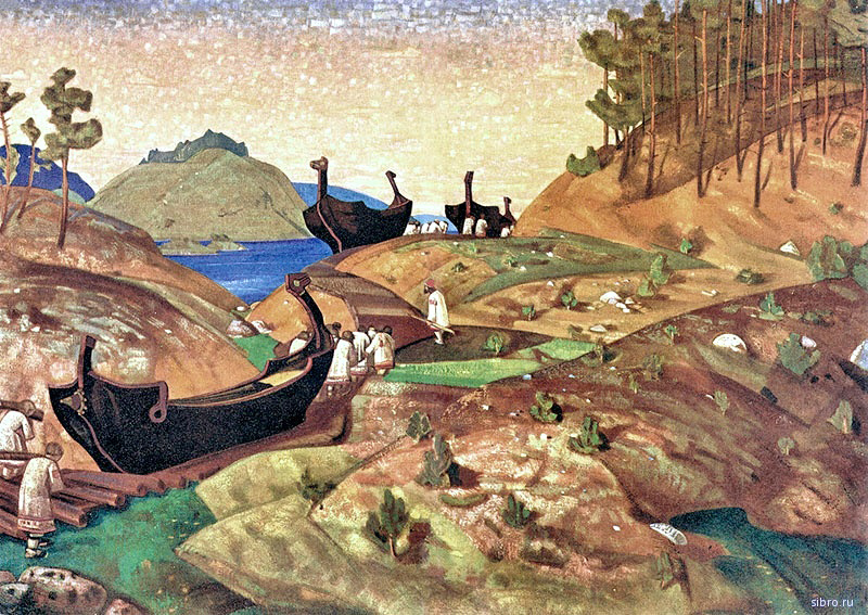 Николай Рерих 1915 Волокут волоком.jpg