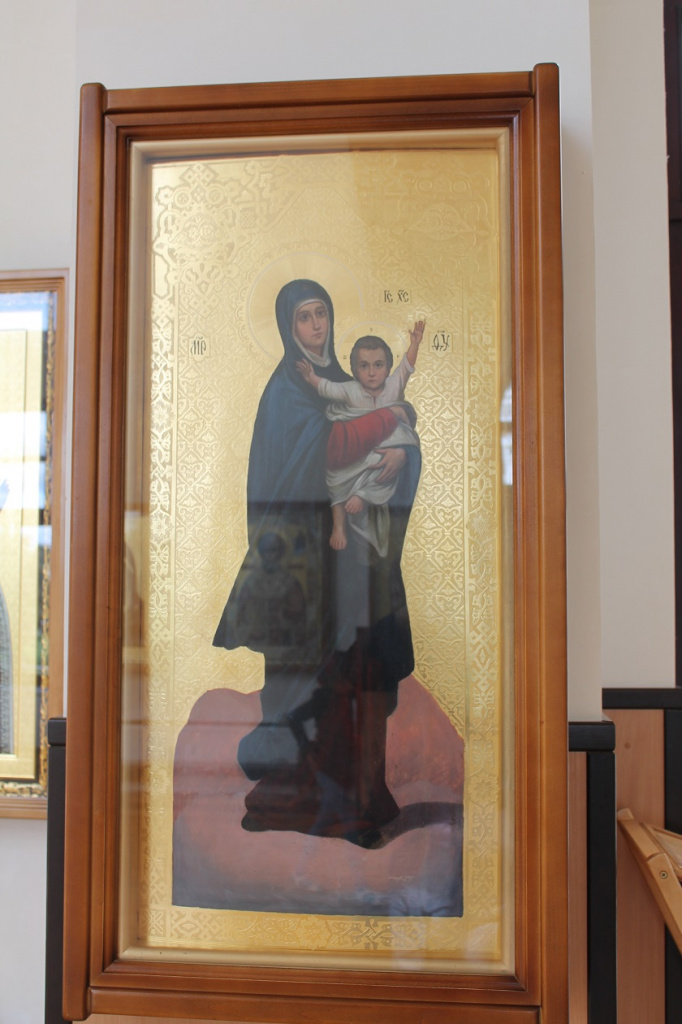 Икона после рестарации в храме Кукши Печерского в монастре.JPG