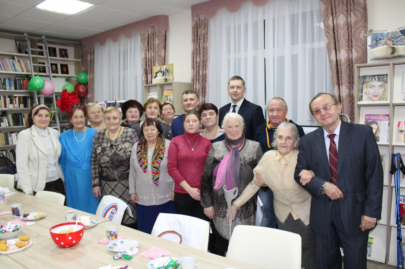 На одной из встреч в районном обществе инвалидов, возглавляемом Надеждой Алексеевной.JPG