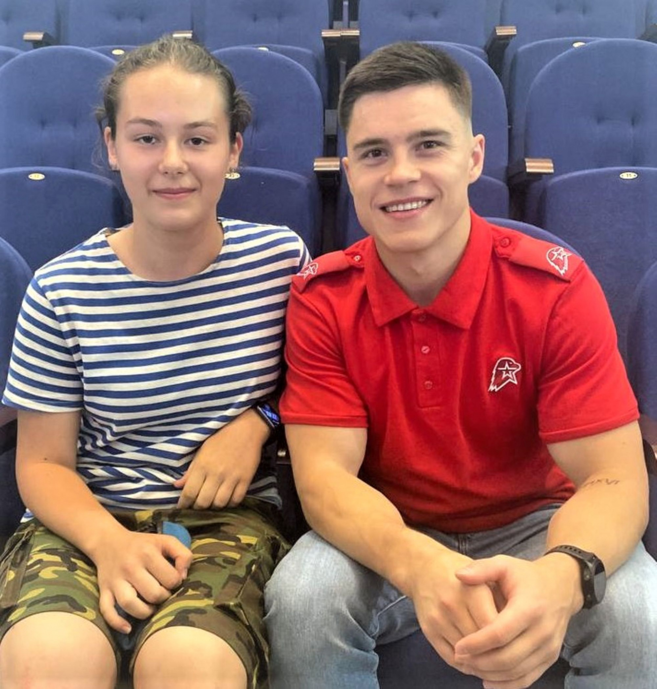 С олимпийским чемпионом Нагорным. «Никита - обаятельный человек, в котором нет ни грамма заносчивости», - говорит о нем Саша.jpg