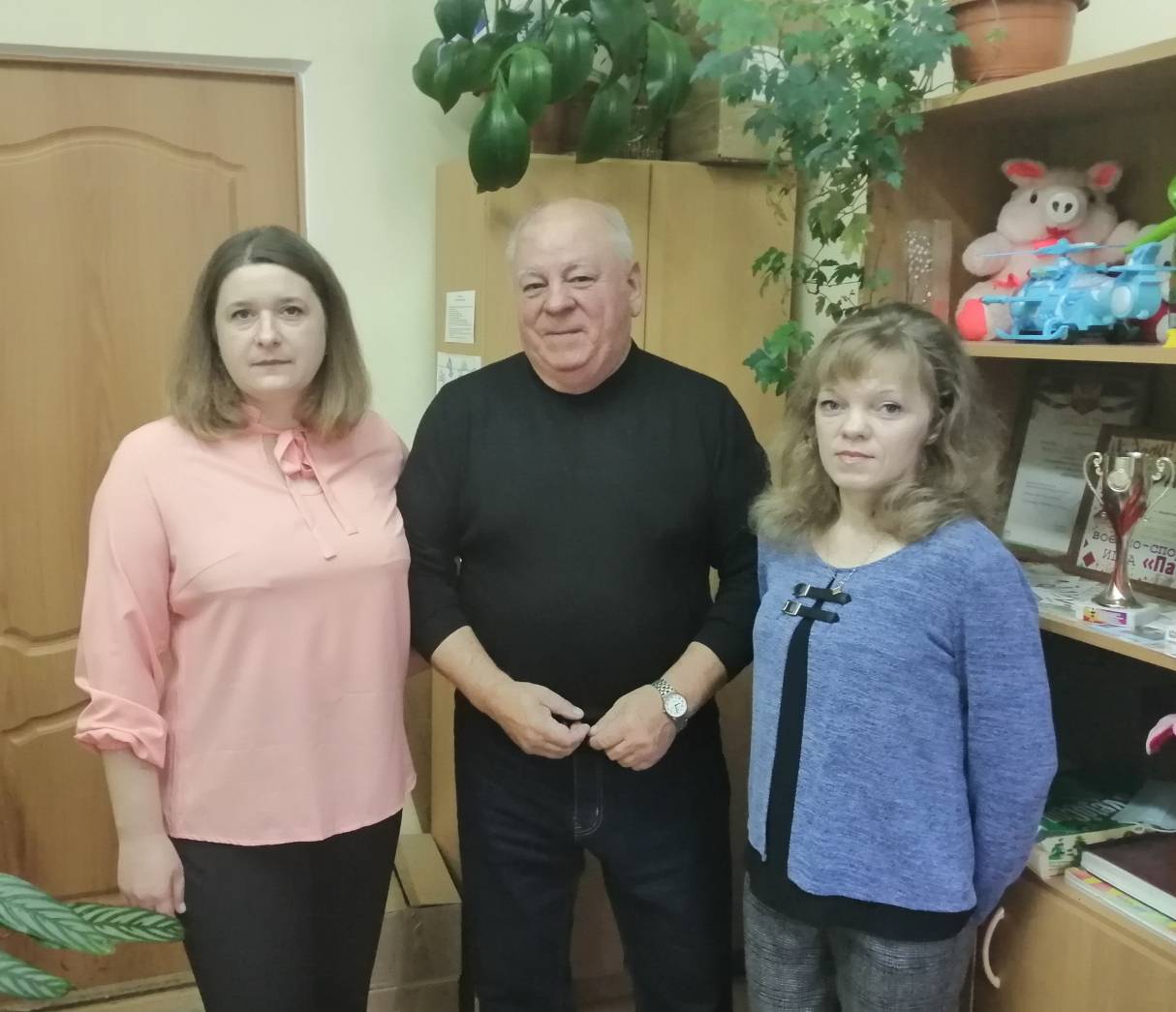 Коллектив филиала. Слева направо Ольга Савельева, Александр Диков, Екатерина Чистова..jpg