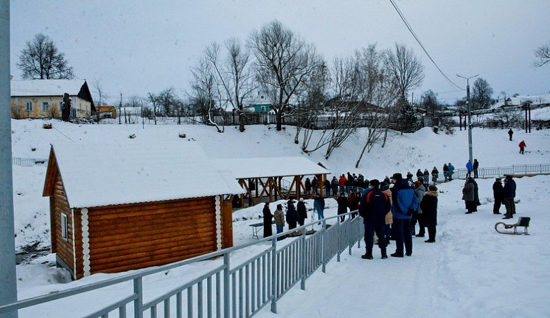 В Сухиничах построили новую купель