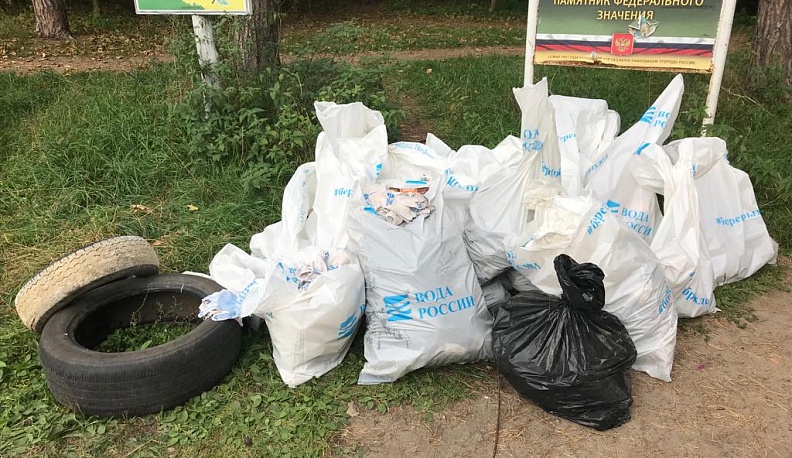 Добровольцы прибрались в бору