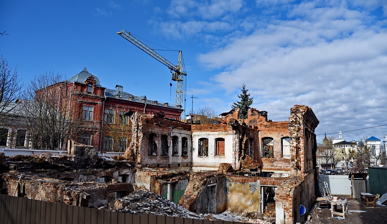 Дом Билибиных обещают восстановить через 11 месяцев